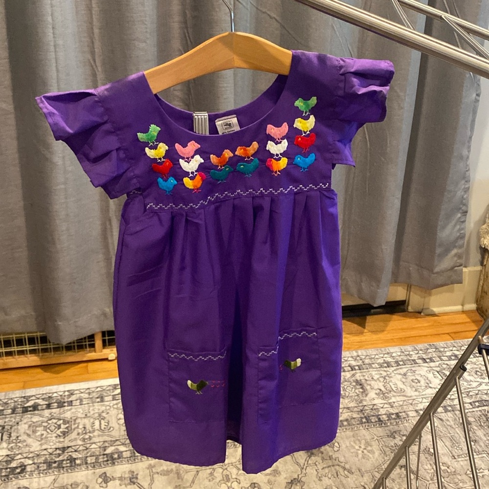 Little Girl Purple Dress